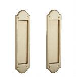 BaldwinPD016-FDBoulder Pocket Door Dummy Set for Double Doors